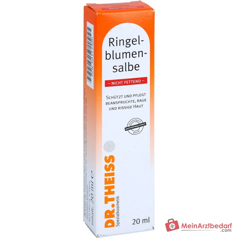Dr. Theiss Ringelblumen-Salbe nicht fettend Calendula Officinalis Extract Salbe, 20 ml