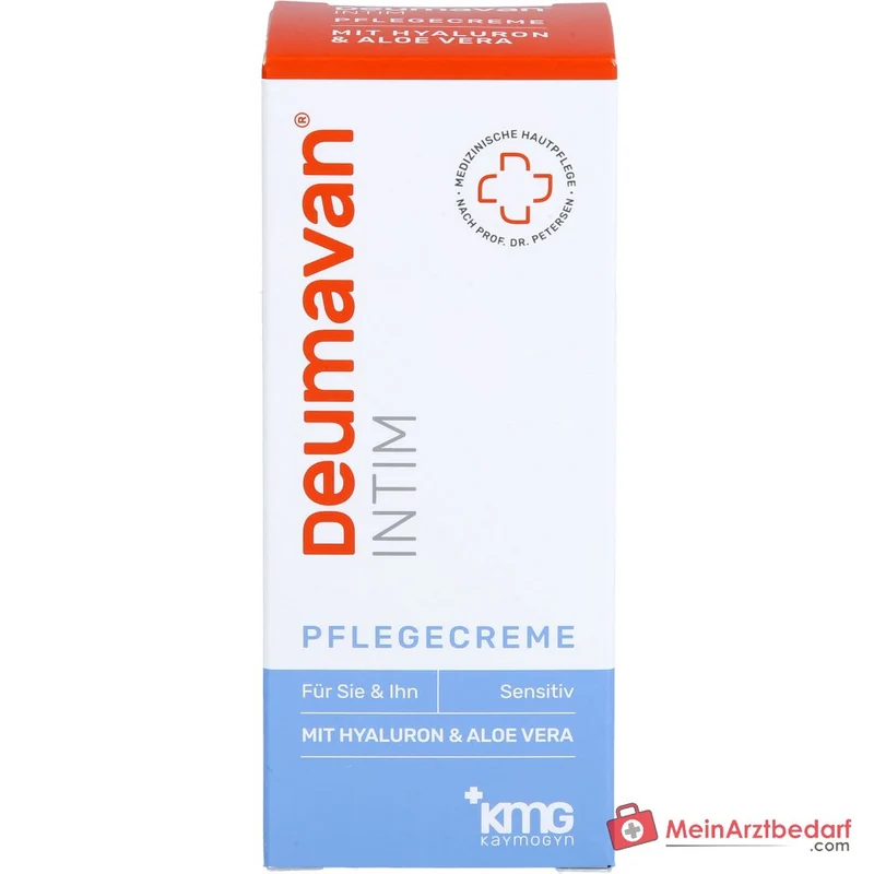 Deumavan Intim Pflegecreme Hyaluron / Aloe Vera / Mandelöl Creme, 50 ml