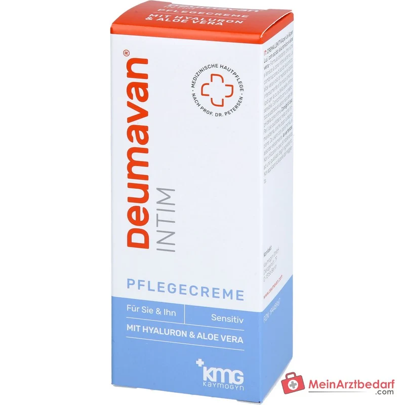 Deumavan Intim Pflegecreme Hyaluron / Aloe Vera / Mandelöl Creme, 50 ml