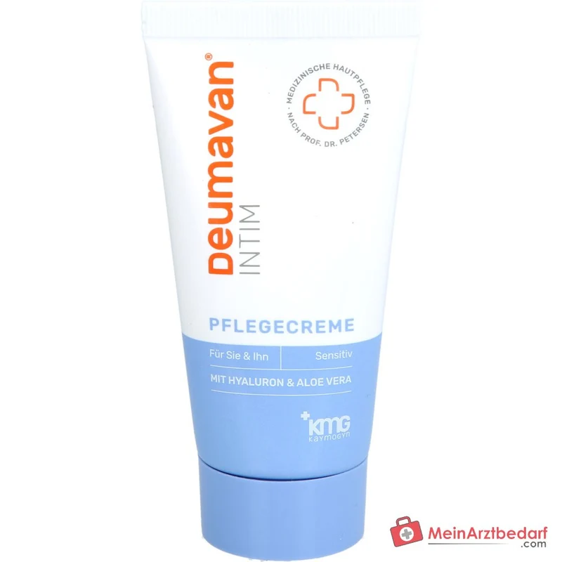 Deumavan Intim Pflegecreme Hyaluron / Aloe Vera / Mandelöl Creme, 50 ml