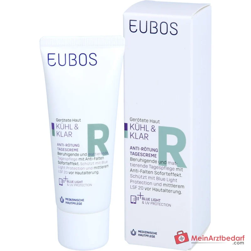 Eubos Kühl und Klar Antirötung Tagescreme LSF 20, 40 ml