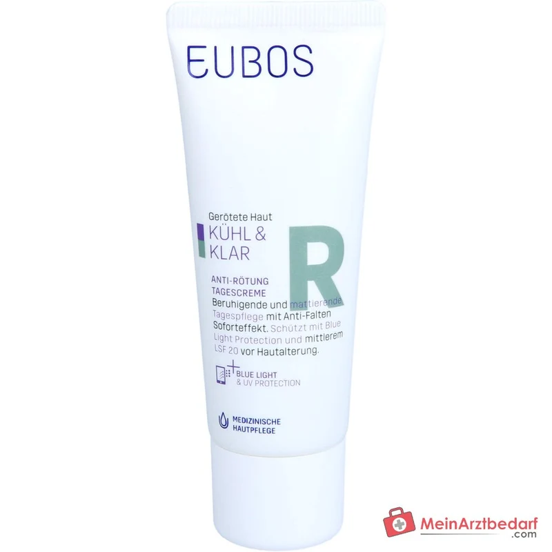 Eubos Kühl und Klar Antirötung Tagescreme LSF 20, 40 ml