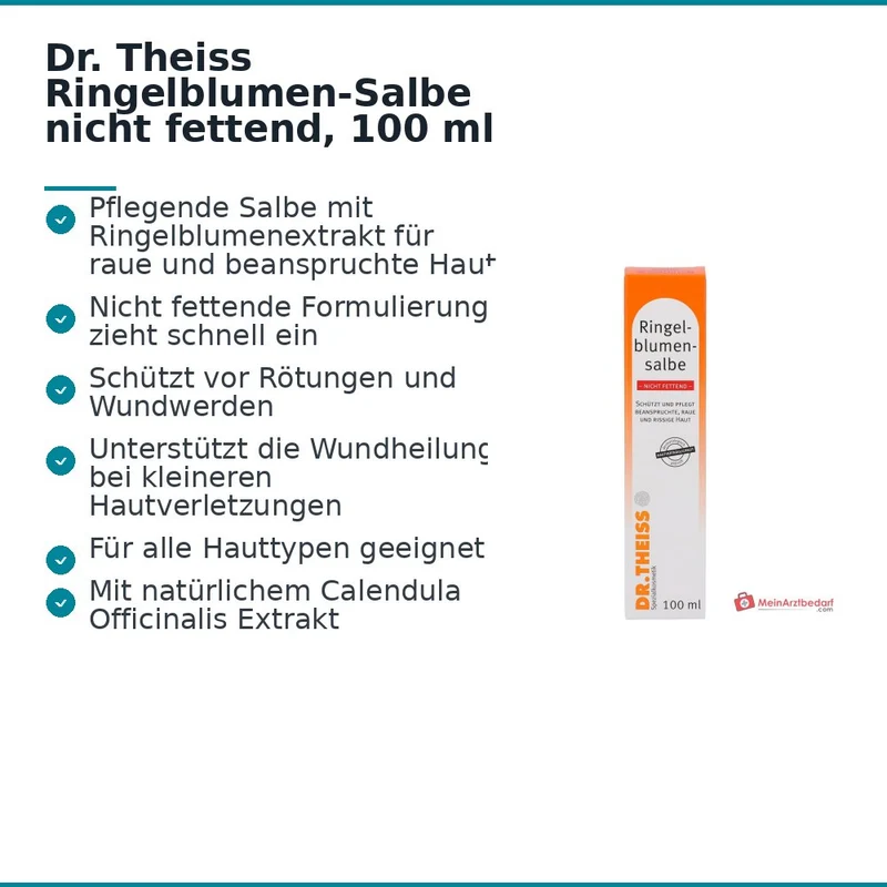 Dr. Theiss Ringelblumen-Salbe nicht fettend Ringelblumenextrakt Salbe, 100 ml