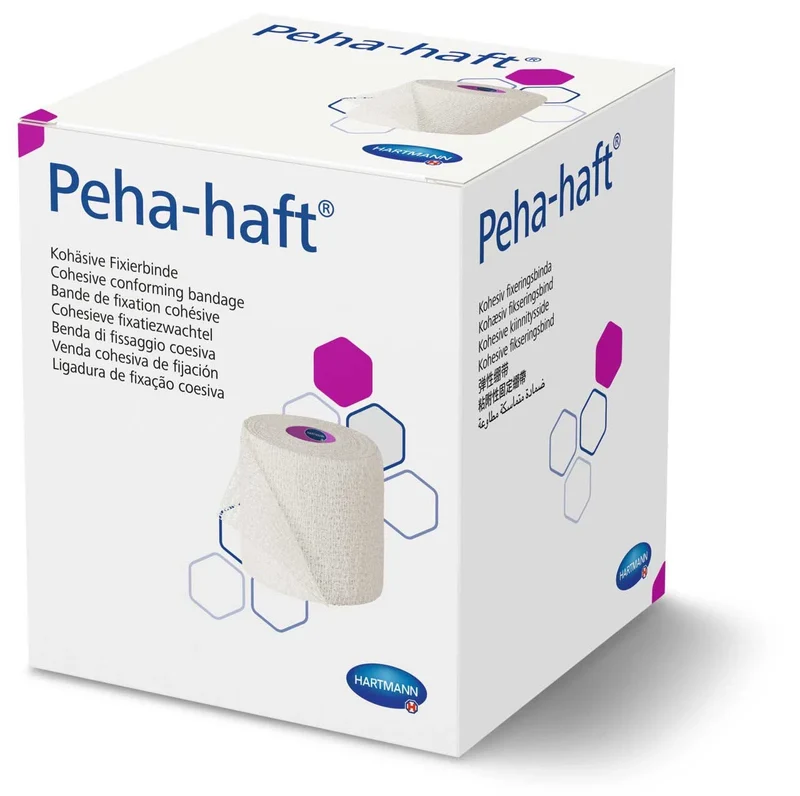 Peha haft cohesief fixatiewindsel latexvrij 4 x 12 cm 932445