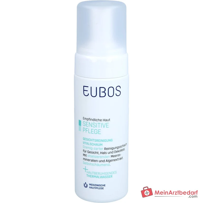 Eubos Sensitive Gesichtsreinigung Vital-Schaum mit Thermalwasser Schaum, 150 ml