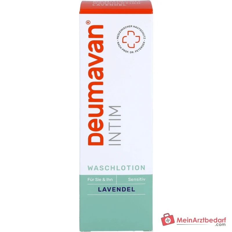 Deumavan Intim Waschlotion Lavendel mit Vitamin E / Milchsaeure Lotion, 200 ml