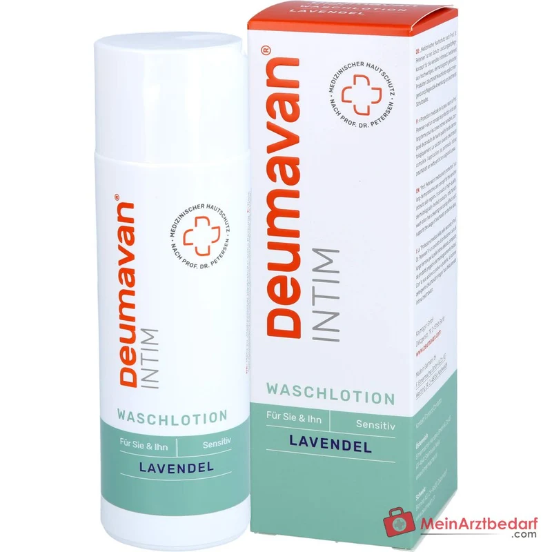 Deumavan Intim Waschlotion Lavendel mit Vitamin E / Milchsaeure Lotion, 200 ml