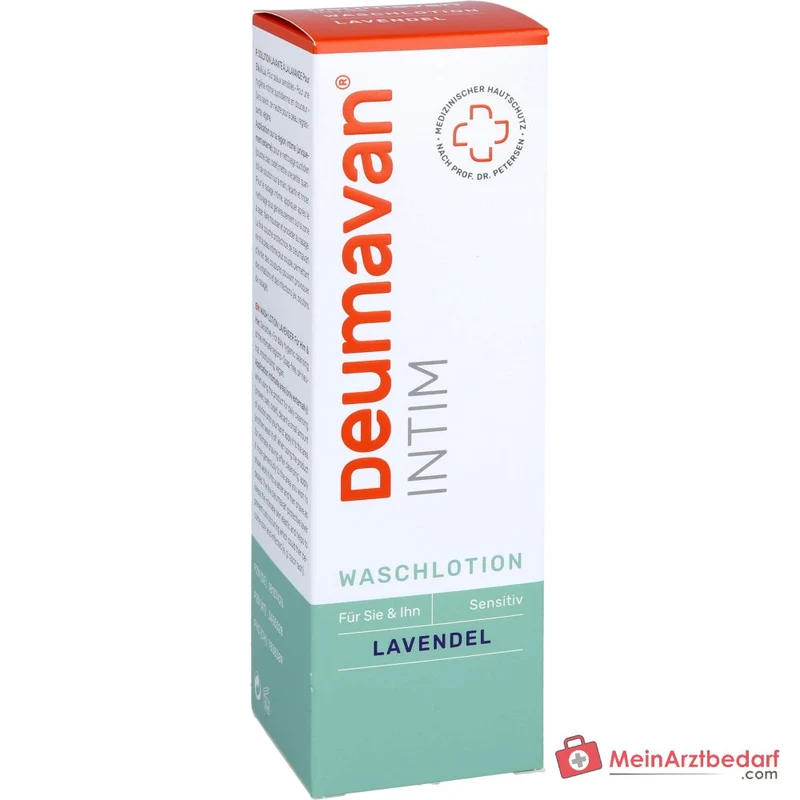 Deumavan Intim Waschlotion Lavendel mit Vitamin E / Milchsaeure Lotion, 200 ml