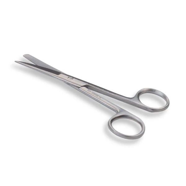 Verbandschaar spits/stomp - 14.5cm - Recht - RVS
