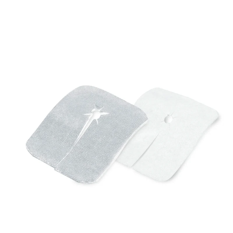 BeeSana® non woven splitkompres aluminium coating, steriel, 6 x 7 cm, 50 stuks
