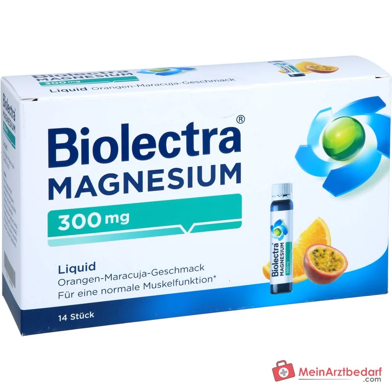 Biolectra Magnesium 300 mg Magnesiumcitrat Liquid Trinkfläschchen, 14 St.