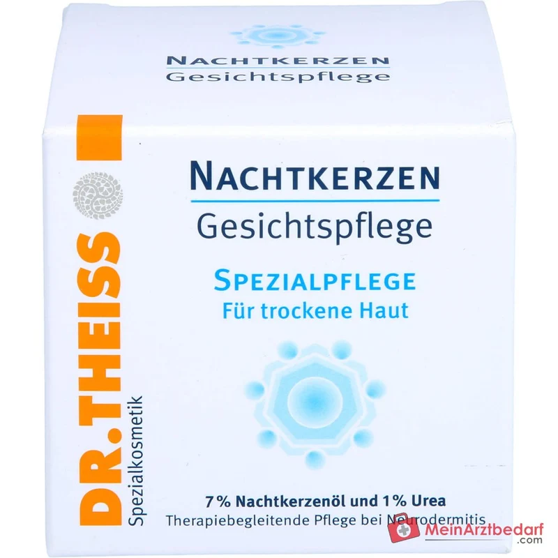 Dr. Theiss Nachtkerzen Gesichtspflege Nachtkerzenöl / Weizenkeimöl / Avocadoöl / Mandelöl / Urea Creme, 50 ml