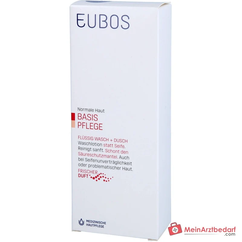Eubos Flüssig Wasch+Dusch Rot mit Frischeduft, 200 ml