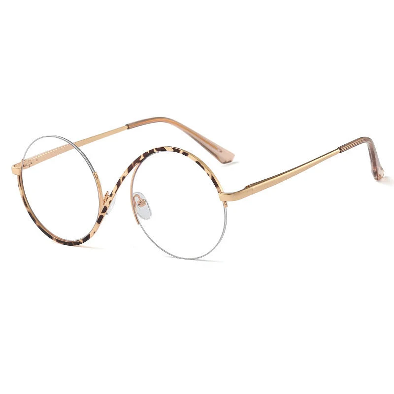 Lunara | Elegante Halbrand-Runde Brille