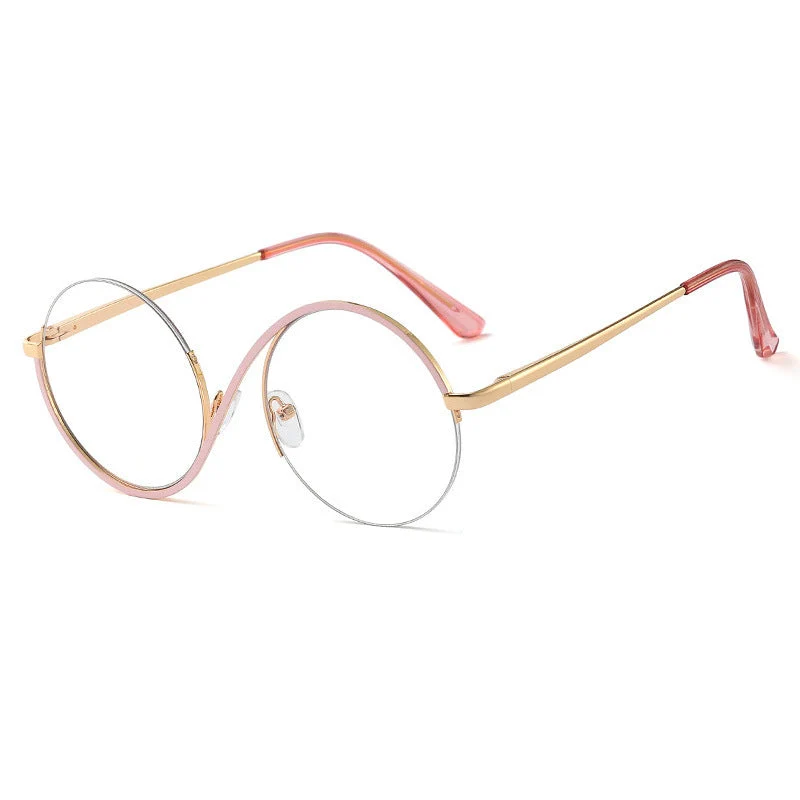 Lunara | Elegante Halbrand-Runde Brille