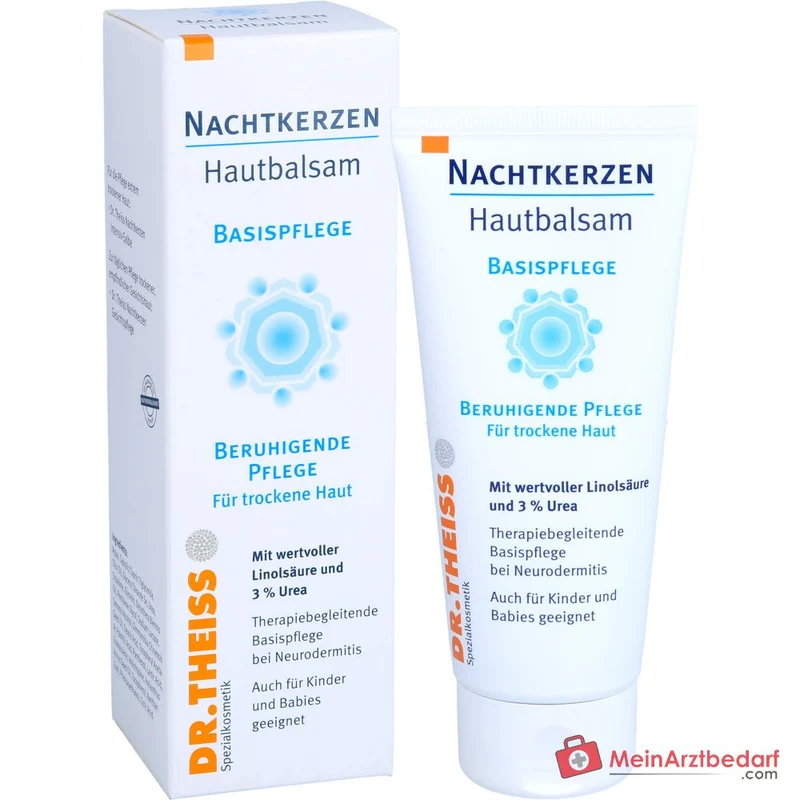 Dr. Theiss Nachtkerzen Hautbalsam Nachtkerzenöl / Urea / Squalan / Jojobaöl / Guaiazulen Creme, 100 ml