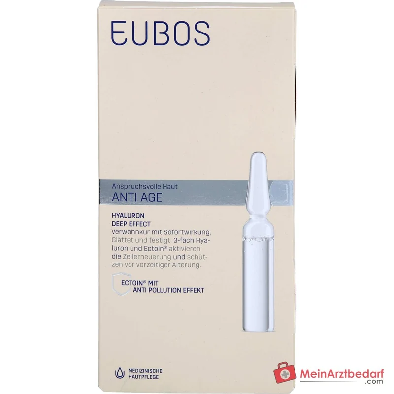 Eubos Anti Age Hyaluron Deep Effect Hyaluronsaeure / Ectoin Ampullen, 7 x 2 ml