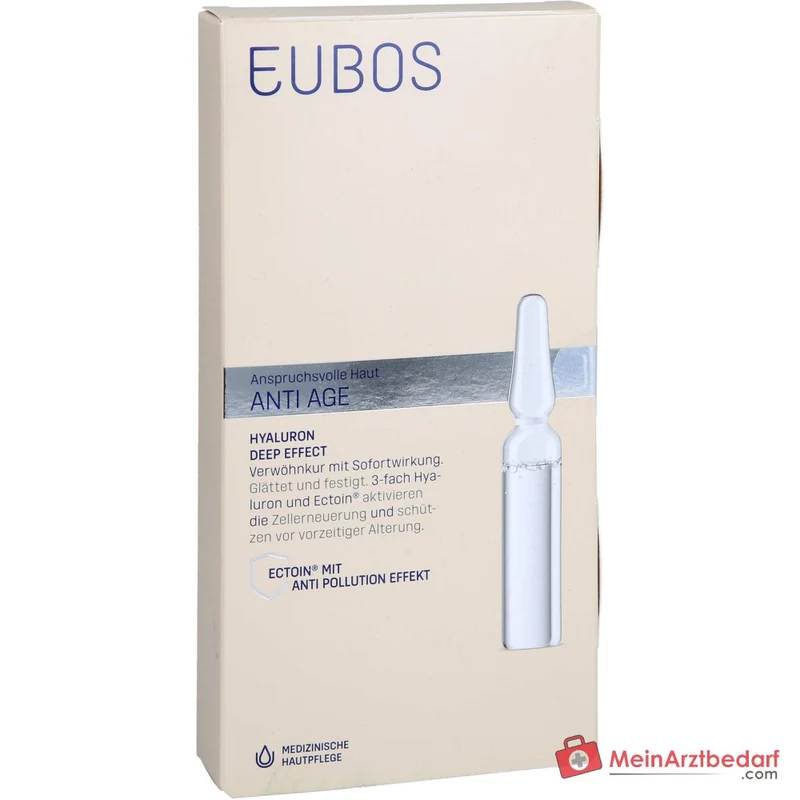Eubos Anti Age Hyaluron Deep Effect Hyaluronsaeure / Ectoin Ampullen, 7 x 2 ml