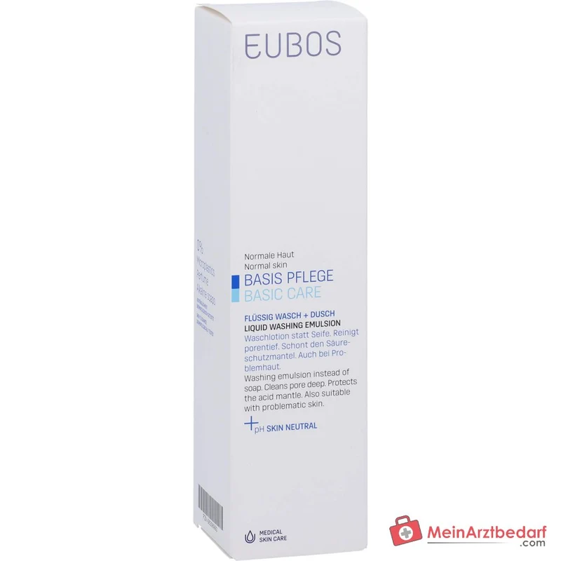 Eubos Basis Pflege Flüssig Wasch + Dusch Waschlotion mit Dosierspender, 400 ml