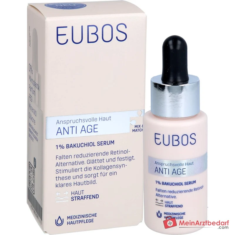 Eubos Anti Age Bakuchiol Serum 1%, 30 ml