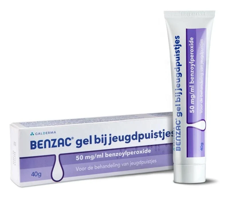 Benzac gel bij jeugdpuistjes - 40 gram
