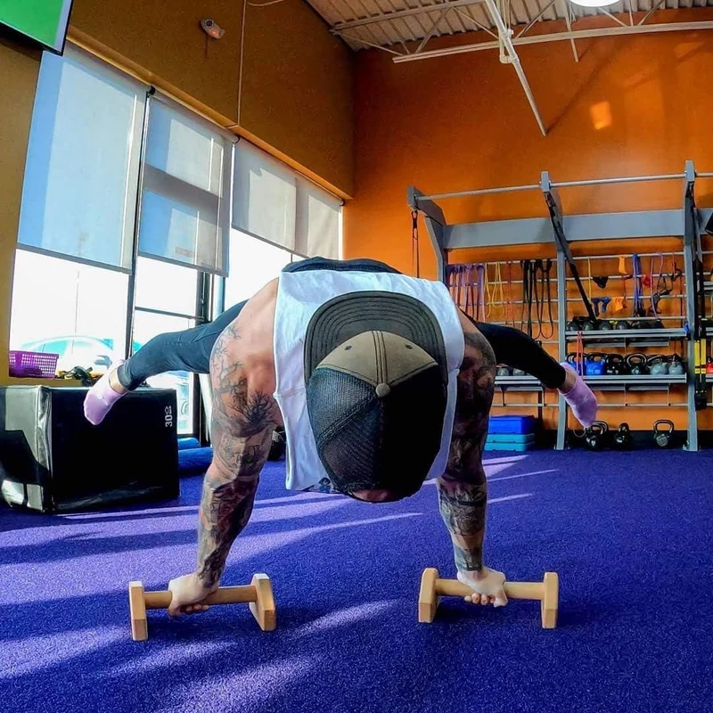 Calisthenics PowerBars | Robuste Holz-Liegestützstützen für sicheres Training