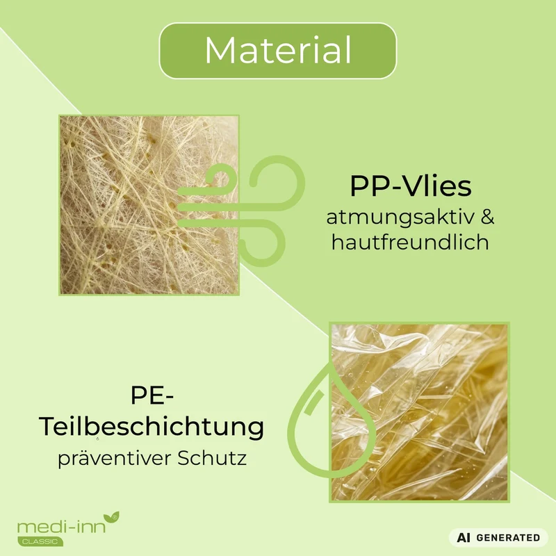 Medi-Inn Infektionsschutzkittel SELECT, PP, gelb, 139 x 139 cm, mit PE-Teil-Laminierung
