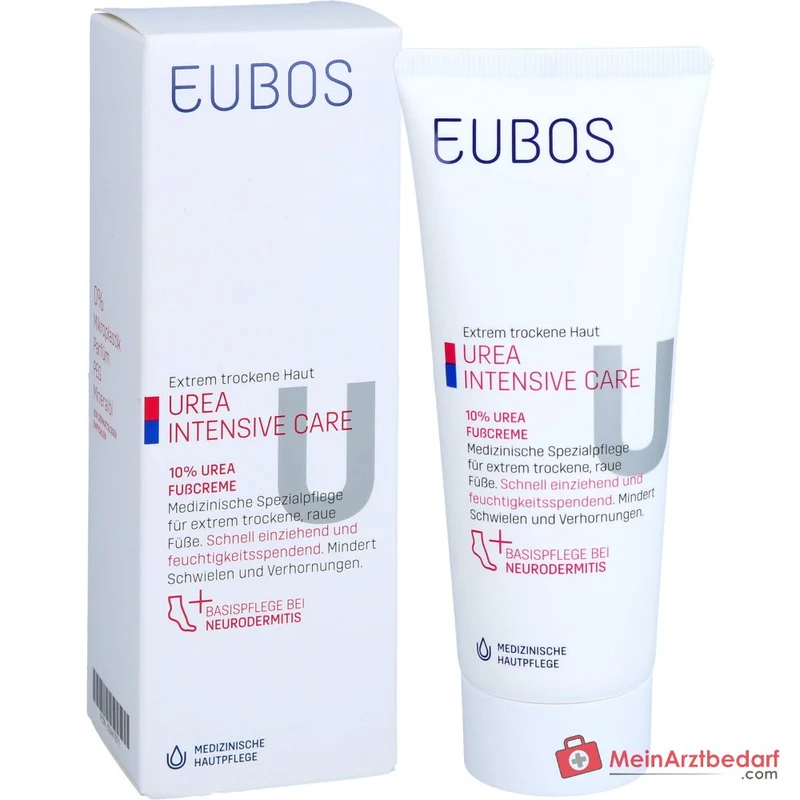 Eubos Urea Intensive Care 10% Urea / Glycerin Fußcreme, 100 ml