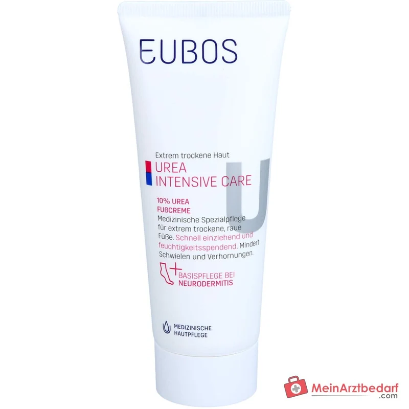 Eubos Urea Intensive Care 10% Urea / Glycerin Fußcreme, 100 ml