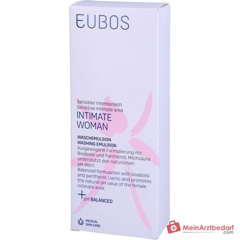 Eubos Intimate Woman Waschemulsion Bisabolol / Panthenol / Milchsäure Waschlotion, 200 ml