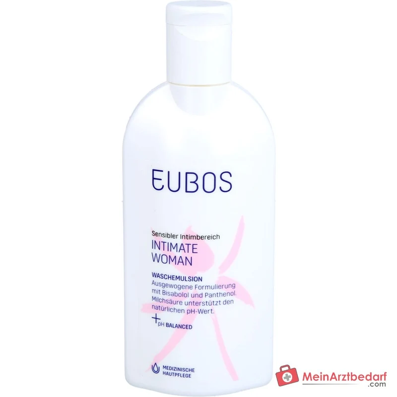 Eubos Intimate Woman Waschemulsion Bisabolol / Panthenol / Milchsäure Waschlotion, 200 ml