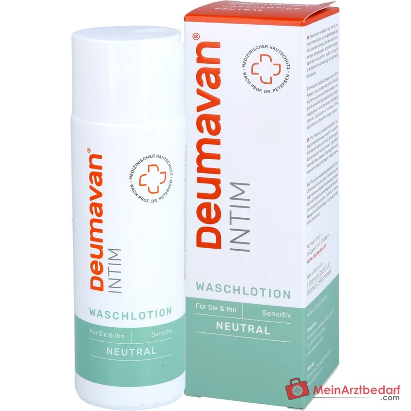 Deumavan Waschlotion Neutral Vitamin E / Milchsäure Intimwaschlotion, 200 ml