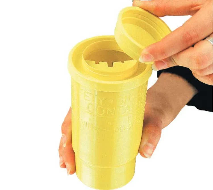 Naaldencontainer Servobox Eco Line 500 ml, hoog model 100 stuks
