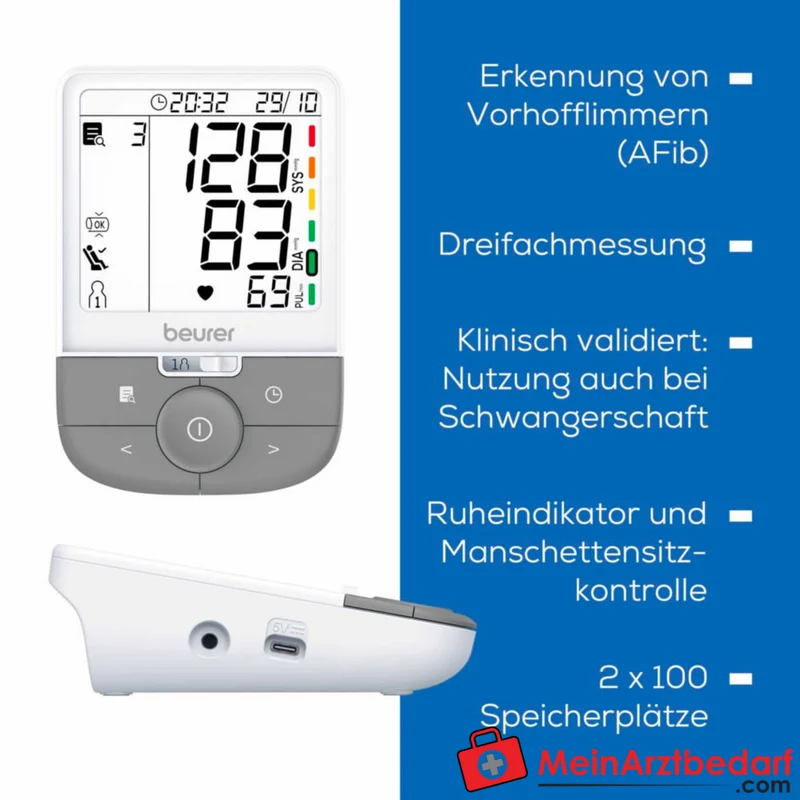 Beurer BM 53 Oberarm-Blutdruckmessgerät