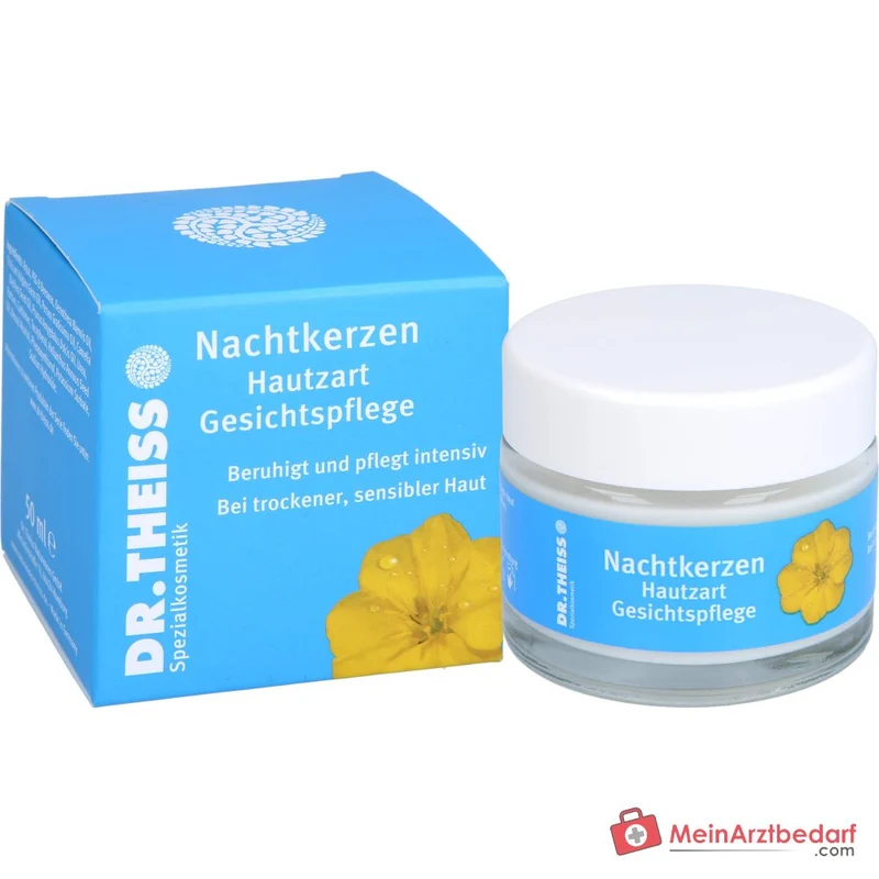Dr. Theiss Nachtkerzen Hautzart Nachtkerzenöl / Weizenkeimöl / Avocadoöl / Mandelöl / Kamelienöl Gesichtspflege Creme, 50 ml