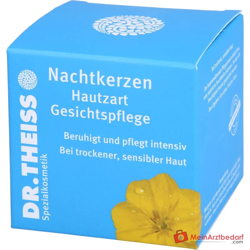 Dr. Theiss Nachtkerzen Hautzart Nachtkerzenöl / Weizenkeimöl / Avocadoöl / Mandelöl / Kamelienöl Gesichtspflege Creme, 50 ml