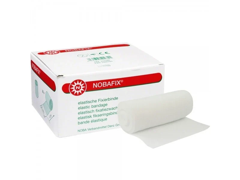 Elastisch fixatiezwachtel Nobafix - 20 stuks 12 cm X 4 m