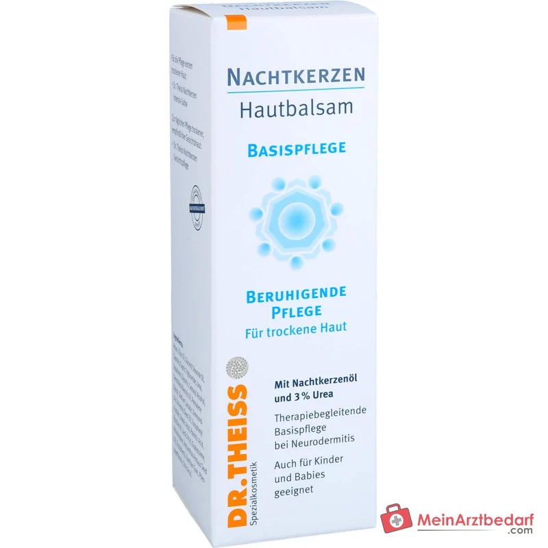 Dr. Theiss Nachtkerzen Hautbalsam Nachtkerzenöl / Urea / Squalan / Jojobaöl / Guaiazulen Creme, 200 ml