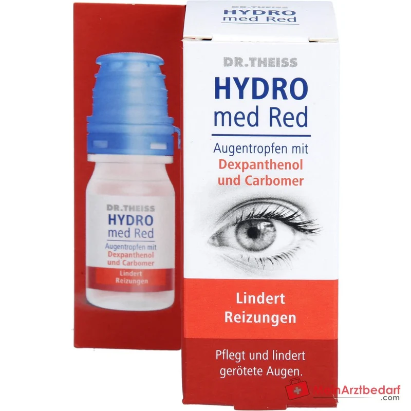 Dr. Theiss Hydro med Red Dexpanthenol / Carbomer Augentropfen, 10 ml