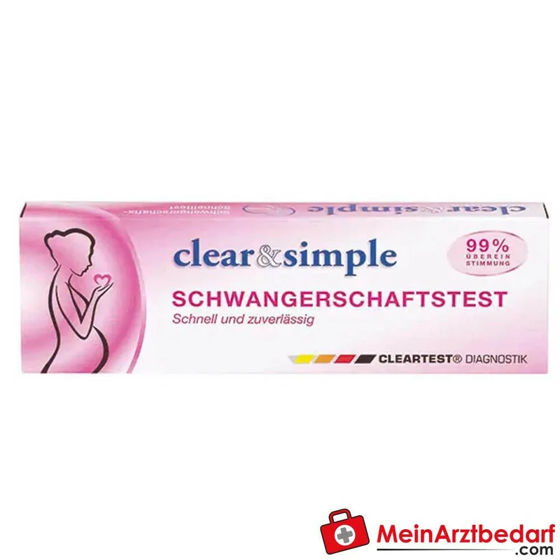 Clear & Simple Schwangerschaftstest