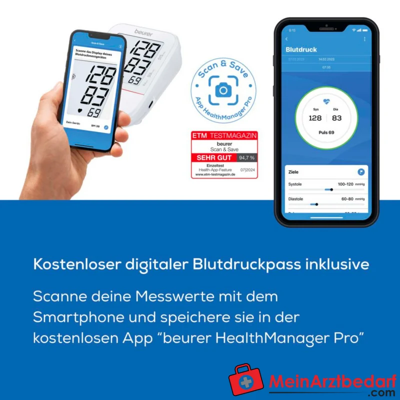 Beurer BM 38 Oberarm-Blutdruckmessgerät