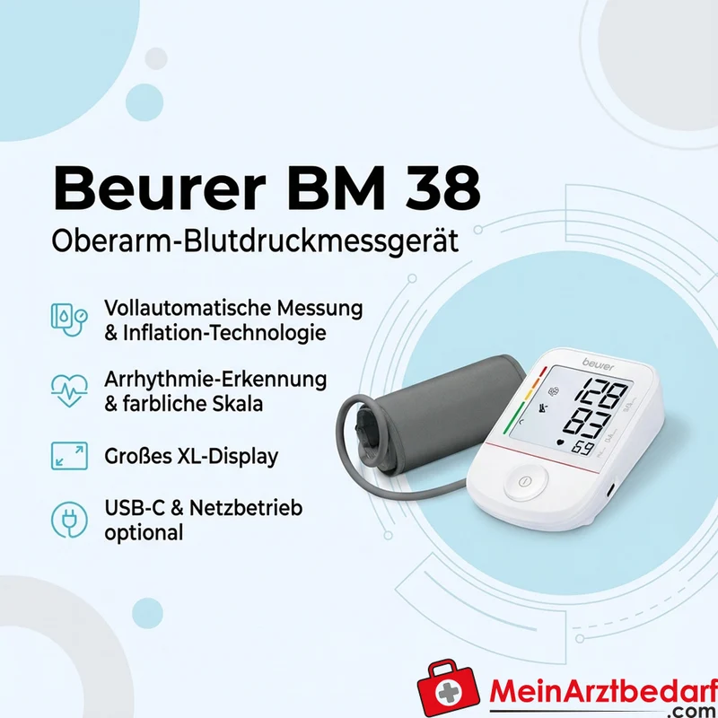 Beurer BM 38 Oberarm-Blutdruckmessgerät