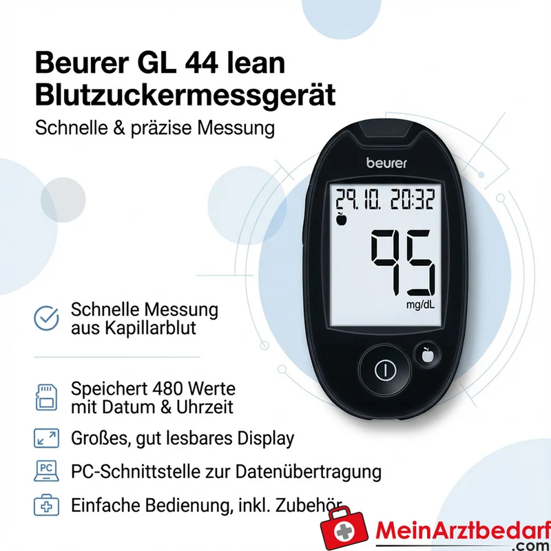 Beurer GL 44 lean Blutzucker-Messgerät
