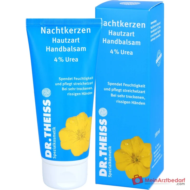 Dr. Theiss Nachtkerzen Hautzart Handbalsam Nachtkerzenöl / Urea / Panthenol Balsam, 100 ml