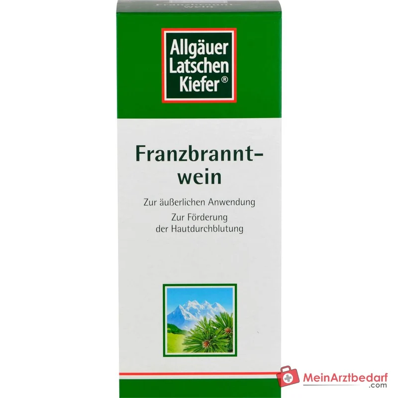 Dr. Theiss Allgäuer Latschenkiefer Franzbranntwein Latschenkiefernöl / Campher / Levomenthol Lösung, 1000 ml