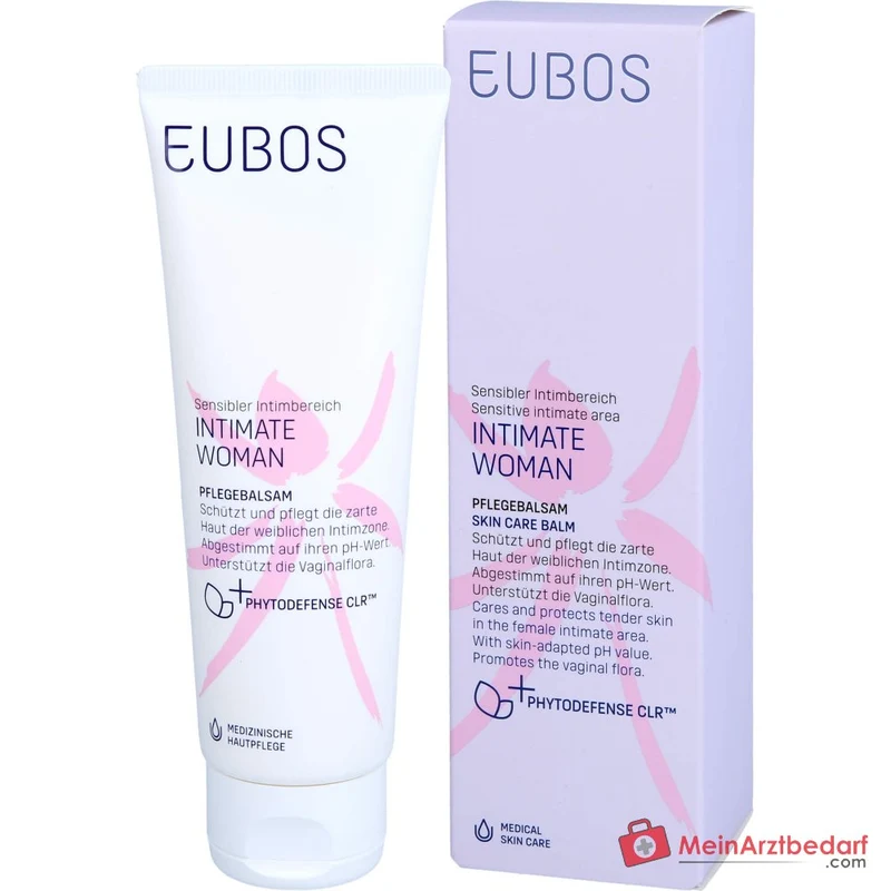 Eubos Intimate Woman Pflegebalsam Panthenol / Aloe Vera / Jojobaöl / Hamamelis Balsam, 125 ml