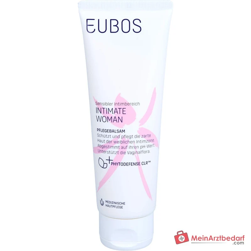 Eubos Intimate Woman Pflegebalsam Panthenol / Aloe Vera / Jojobaöl / Hamamelis Balsam, 125 ml