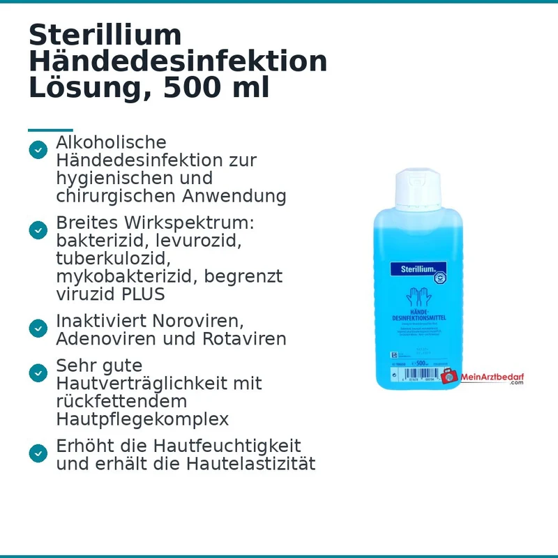 Sterillium Händedesinfektion Lösung, 500 ml