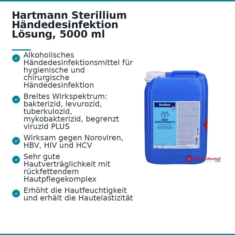 Sterillium Händedesinfektion Lösung, 5000 ml