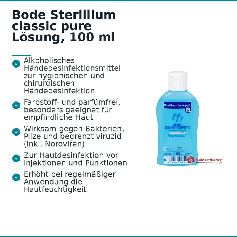 Sterillium classic pure Lösung, 100 ml